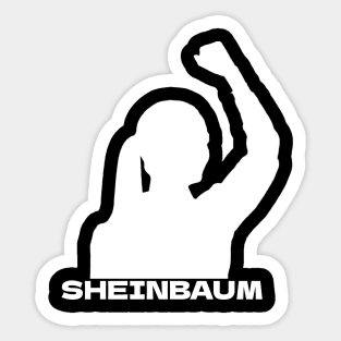 Claudia Sheinbaum silueta sombra Sticker